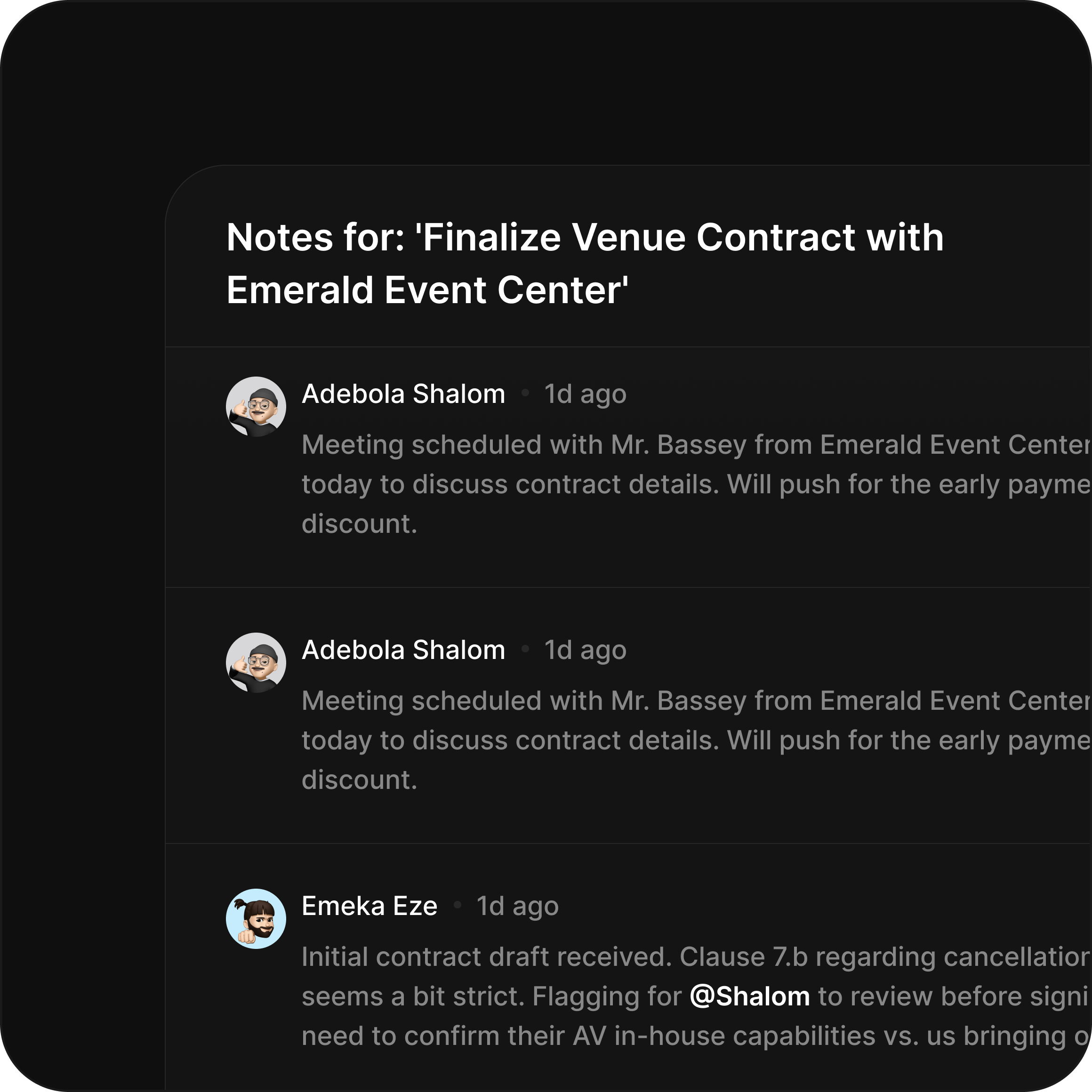 Another screenshot of the Hobbliq application.